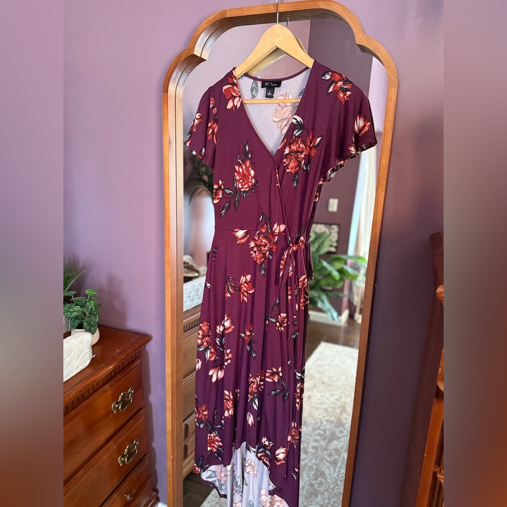 Floral High Low Dress